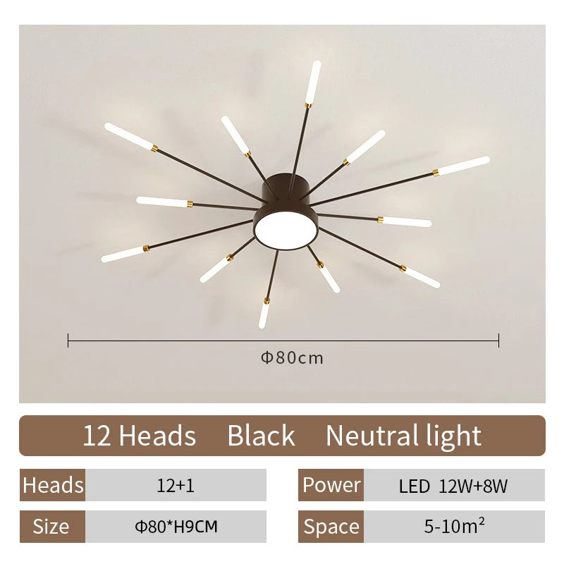 Creative LED Ceiling Lamp Modern Living Room Light Nordic Home Deco Dining Bedroom Lighting Lustre Indoor Ceiling Pendant Lamp