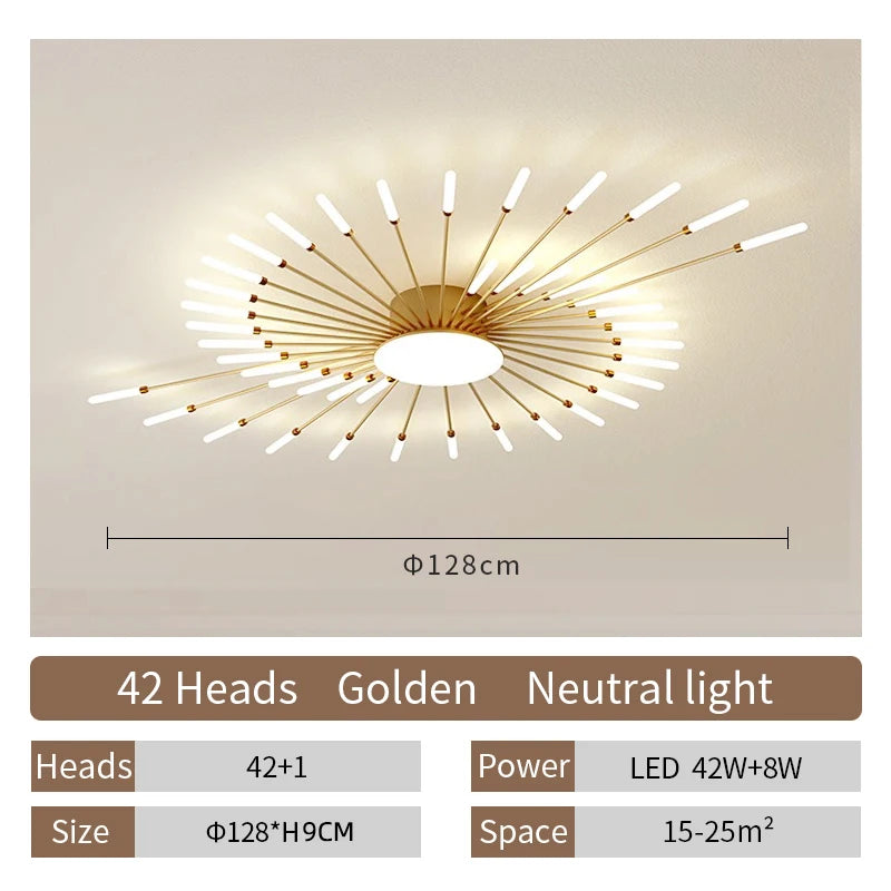Creative LED Ceiling Lamp Modern Living Room Light Nordic Home Deco Dining Bedroom Lighting Lustre Indoor Ceiling Pendant Lamp