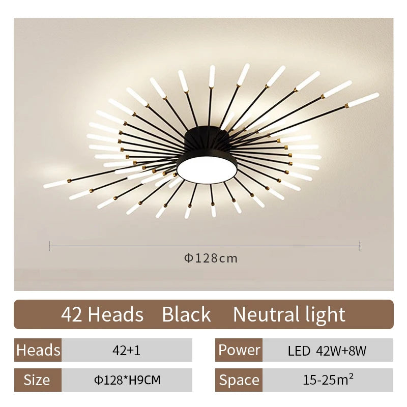 Creative LED Ceiling Lamp Modern Living Room Light Nordic Home Deco Dining Bedroom Lighting Lustre Indoor Ceiling Pendant Lamp