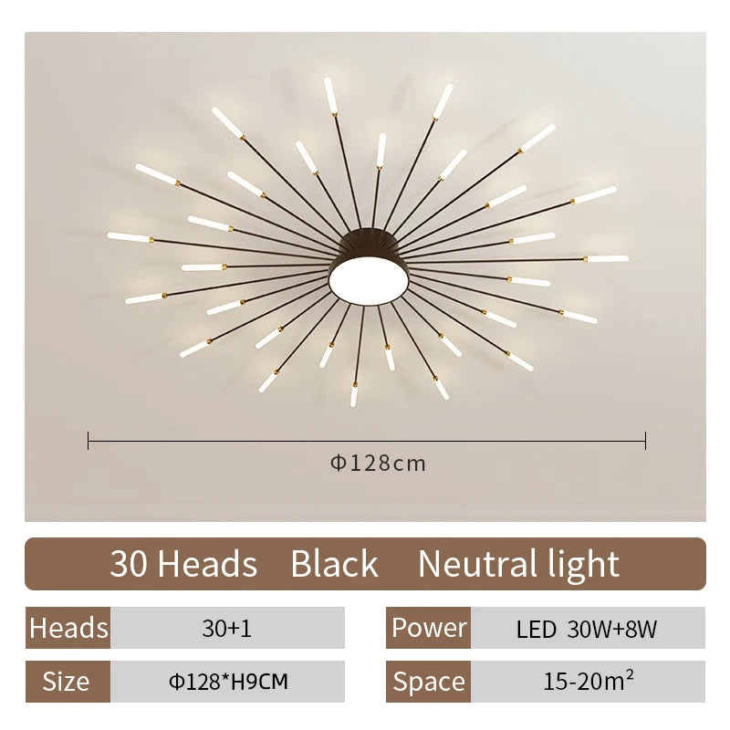 Creative LED Ceiling Lamp Modern Living Room Light Nordic Home Deco Dining Bedroom Lighting Lustre Indoor Ceiling Pendant Lamp