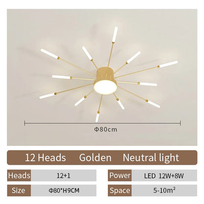 Creative LED Ceiling Lamp Modern Living Room Light Nordic Home Deco Dining Bedroom Lighting Lustre Indoor Ceiling Pendant Lamp